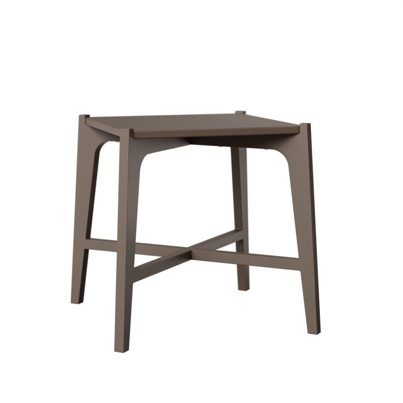 Square End Table (Clay)