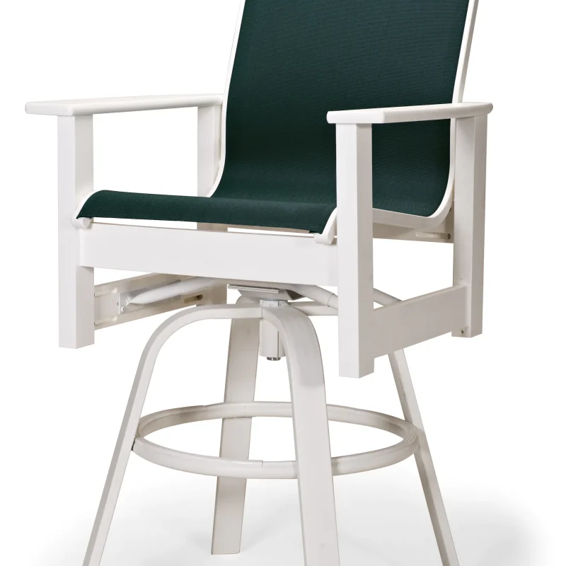 Leeward Sling - Bar Height Swivel Arm Chair
